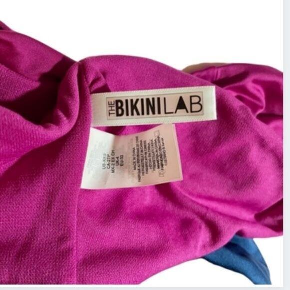 The Bikini Lab Colorblocked Cutout One-Piece Swimsuit, XXS - Picture 5 of 8